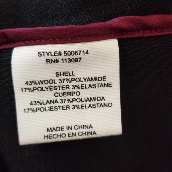 Adria Moss Button Down Wool Blend Shirt Size 4 - Picture 10 of 11